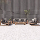 Courtyard teak sofa combination garden